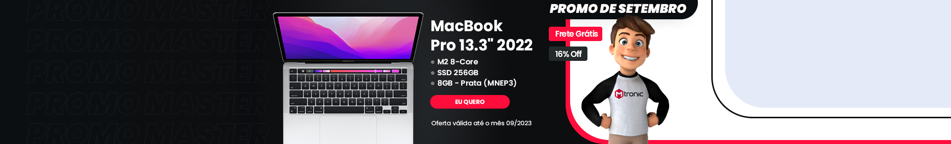 Ofertas Setembro 2023 - MacBook Pro MNEP3