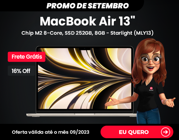 Ofertas Setembro 2023 - MacBook Air MLY23